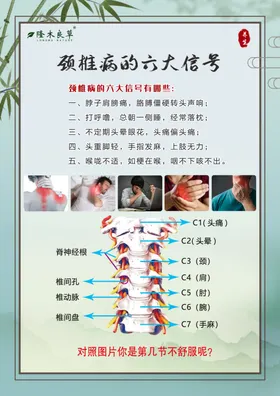 颈椎病的六大信号