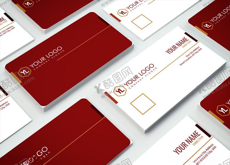 编号：51776509270916343770【酷图网】源文件下载-矢量名片模板