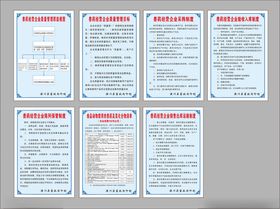 兽药多页规章制度文件展示