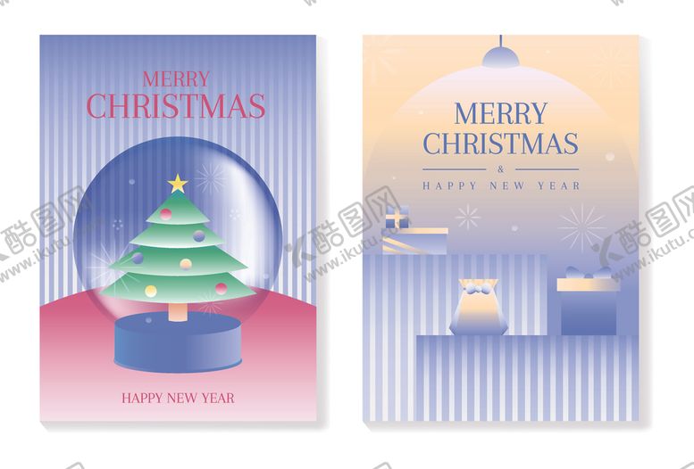 编号：40723211241546124752【酷图网】源文件下载-圣诞贺卡设计图