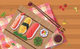 日本寿司矢量