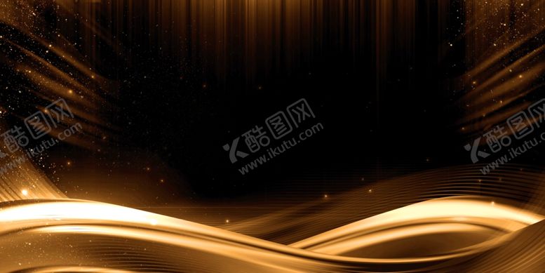 编号：37859106290601395056【酷图网】源文件下载-金色地产年会海报背景素材