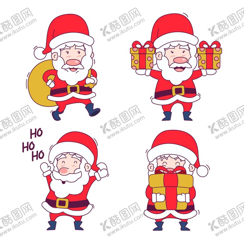 编号：68368601201217398575【酷图网】源文件下载-圣诞老人 