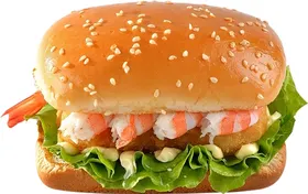 汉堡灯箱快餐牛肉广告
