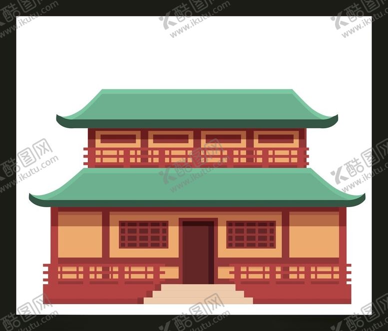 编号：25788501170900428245【酷图网】源文件下载-手绘古典建筑