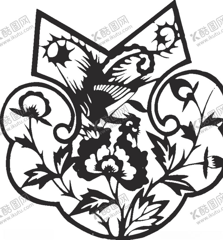 编号：81628610060033057014【酷图网】源文件下载-镂空花图案