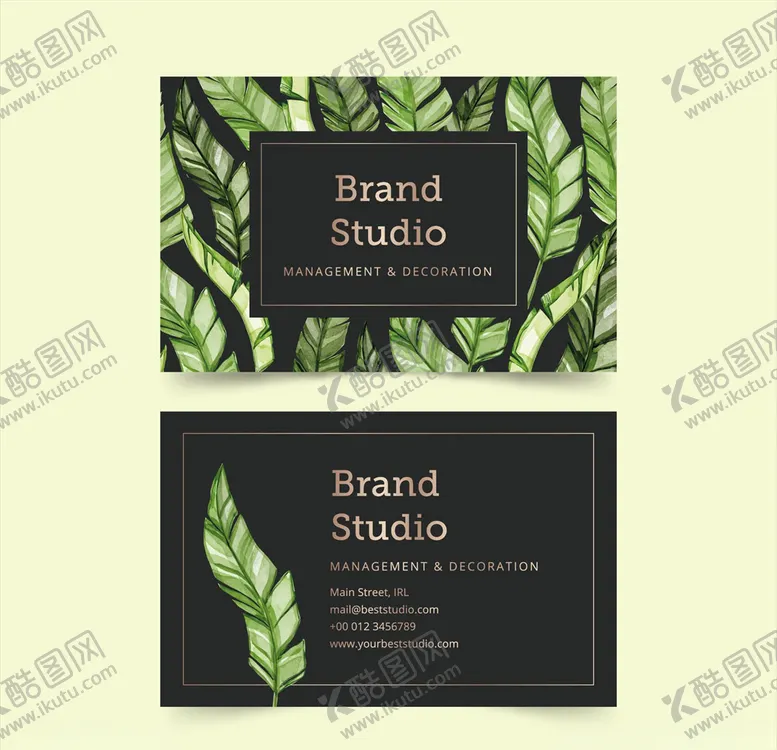 编号：83834609112154349662【酷图网】源文件下载-商务名片