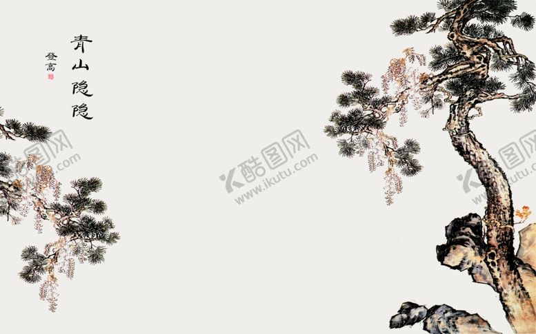 编号：48702007021640527644【酷图网】源文件下载-古风工笔画
