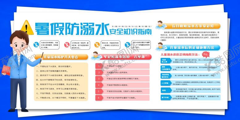 编号：83598804250607131043【酷图网】源文件下载-防溺水