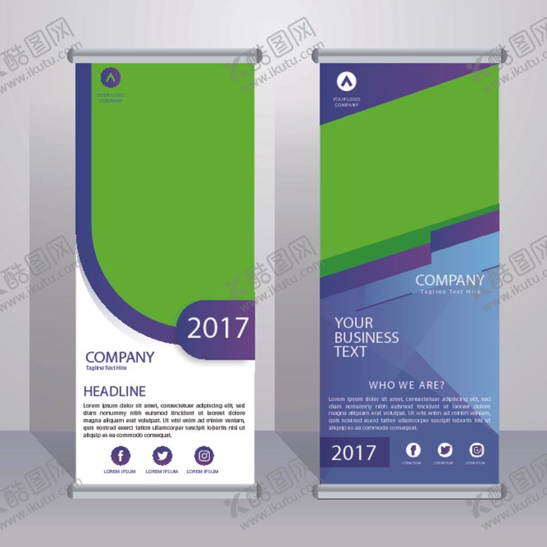 编号：77682510281709031484【酷图网】源文件下载-易拉宝X展架模板