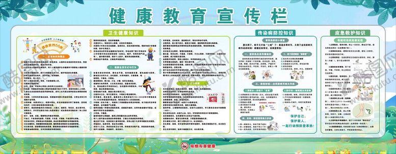 编号：87634309271911149406【酷图网】源文件下载-健康教育宣传栏
