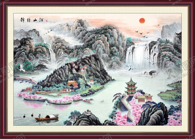 编号：53476709211929241737【酷图网】源文件下载-山水画