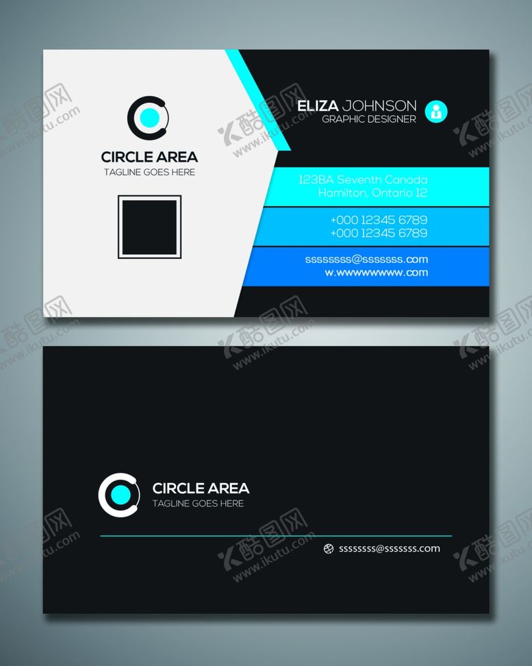 编号：58588010301846115269【酷图网】源文件下载-大气名片