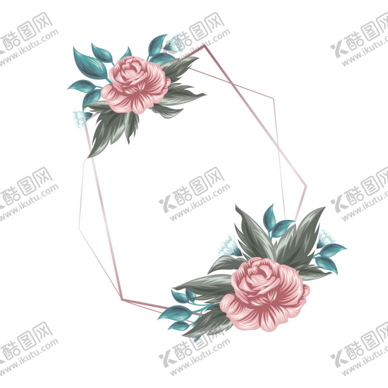 编号：10741501251020114898【酷图网】源文件下载-植物花朵边框免抠图