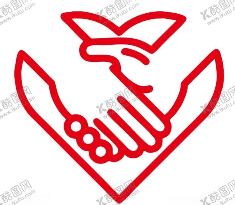 编号：33637909231931025817【酷图网】源文件下载-矢量爱心牵手