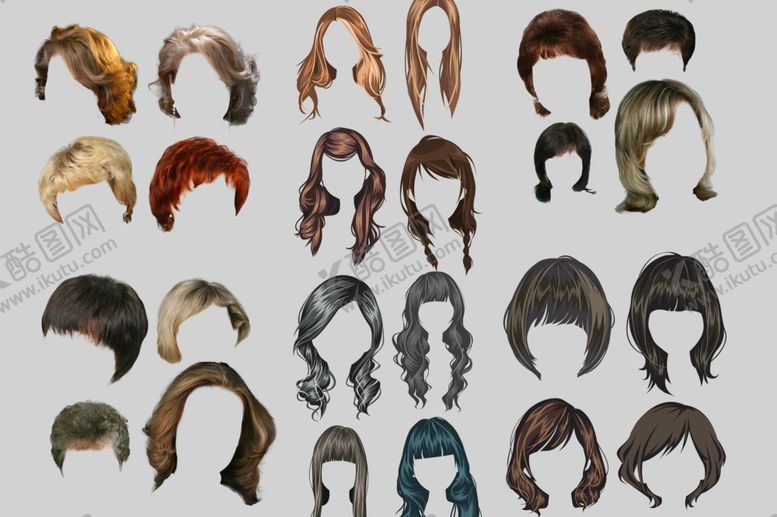 编号：42140711011555192655【酷图网】源文件下载-假发