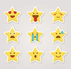 表情符号手举牌形状emoji卡通
