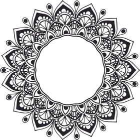 曼陀罗花纹