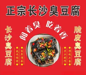 正宗长沙臭豆腐美食展示