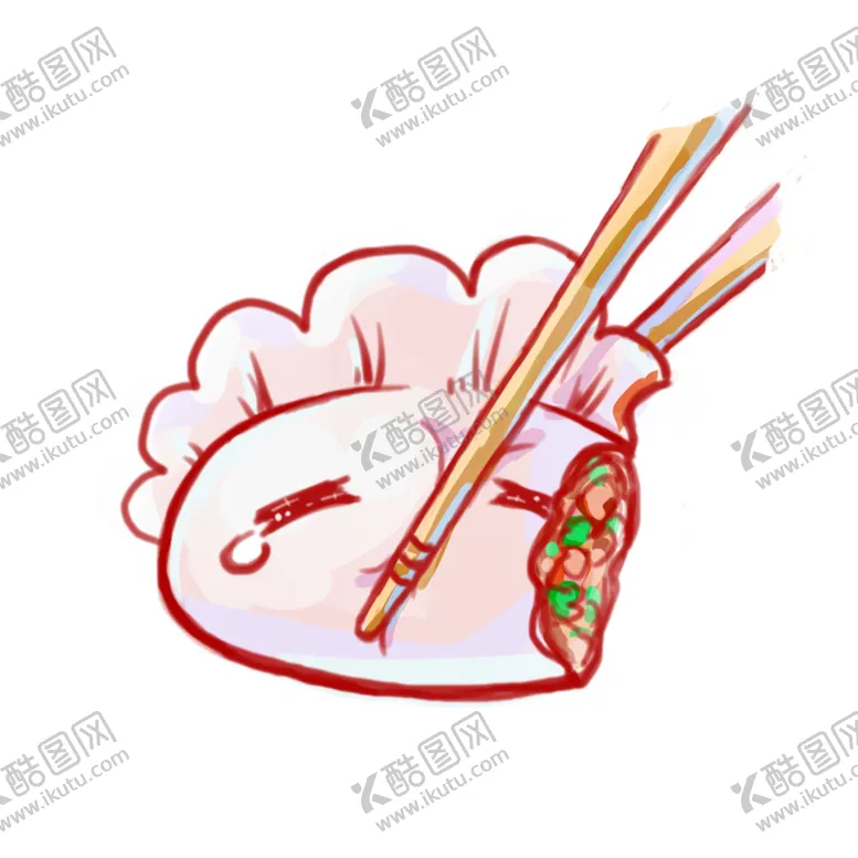 编号：60189203310517272296【酷图网】源文件下载-手绘饺子素材