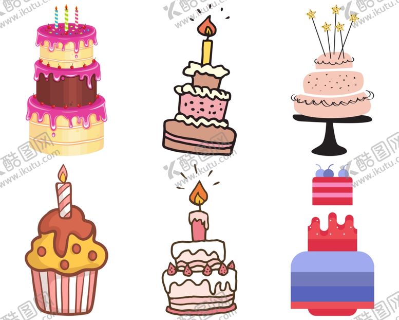 编号：35469506301239308421【酷图网】源文件下载-生日蛋糕