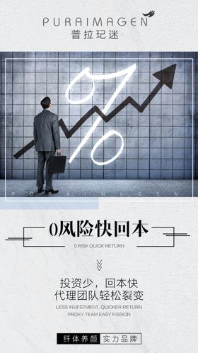 微商飓风吸金模式海报