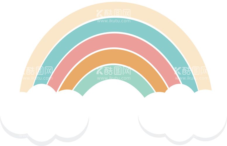 编号：43276809262247492901【酷图网】源文件下载-卡通彩虹