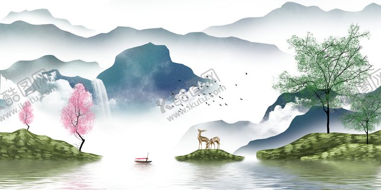 编号：19504709252246160165【酷图网】源文件下载-现代轻奢背景墙