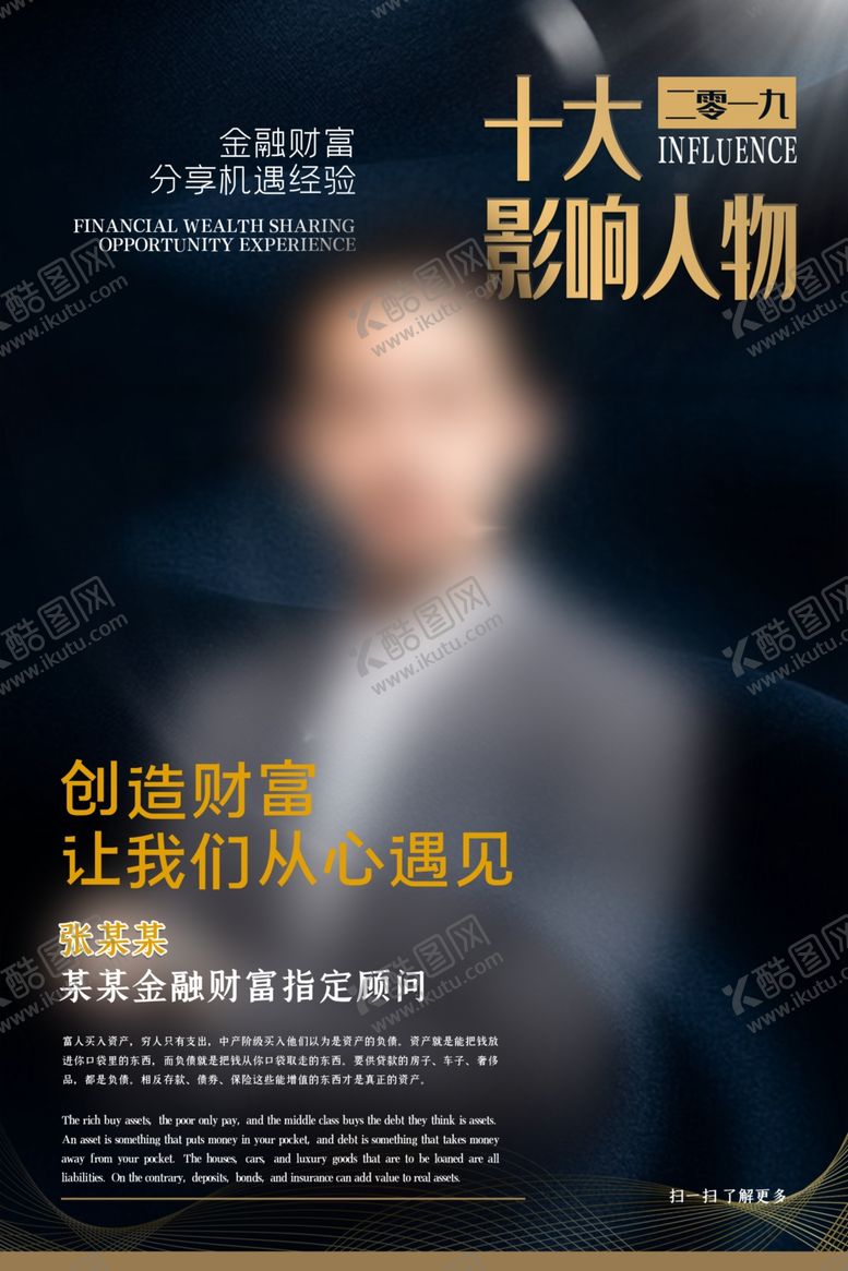 编号：79122309260232211662【酷图网】源文件下载-人物介绍海报