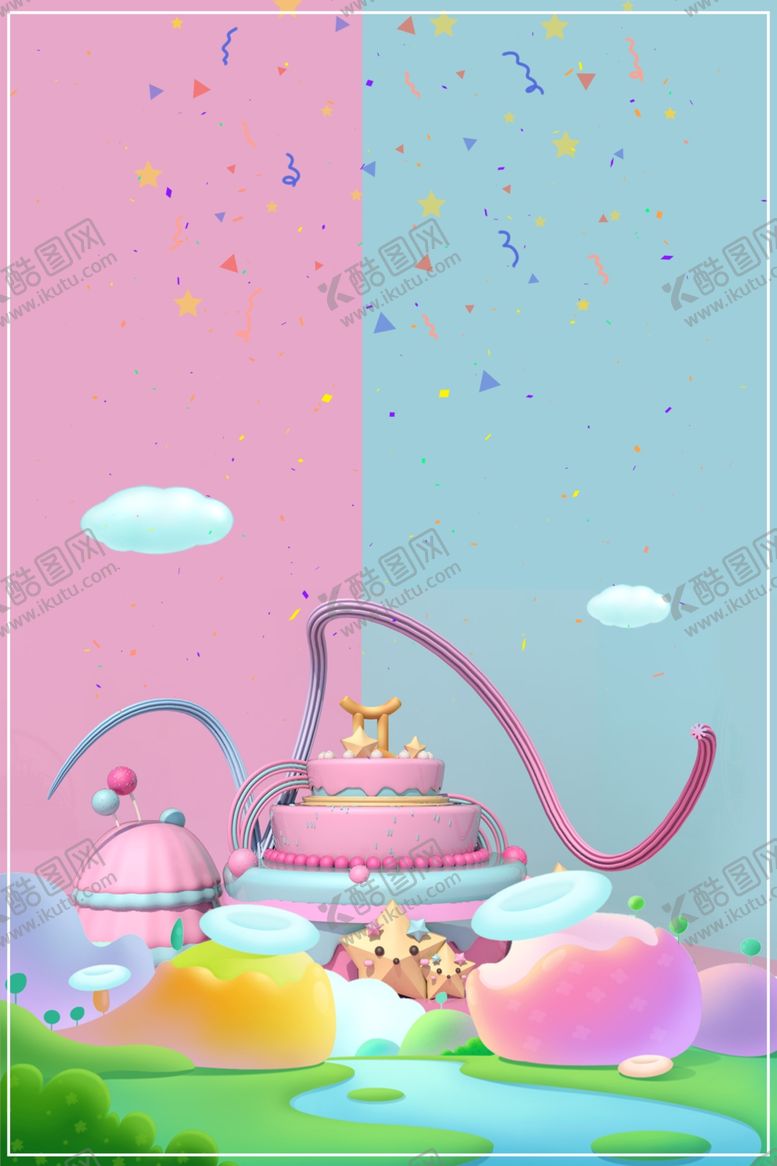 编号：94226609120447275188【酷图网】源文件下载-糖果卡通世界