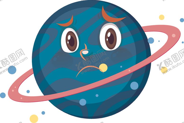 编号：36455309211225212582【酷图网】源文件下载-矢量卡通行星