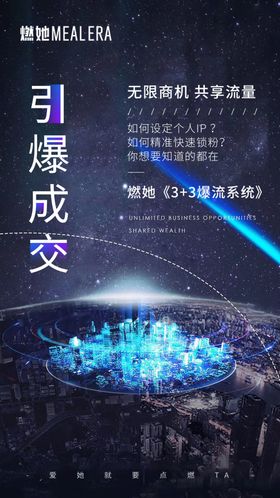 招商海报流量高楼大厦造势