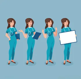医生治卡通人物形象健康