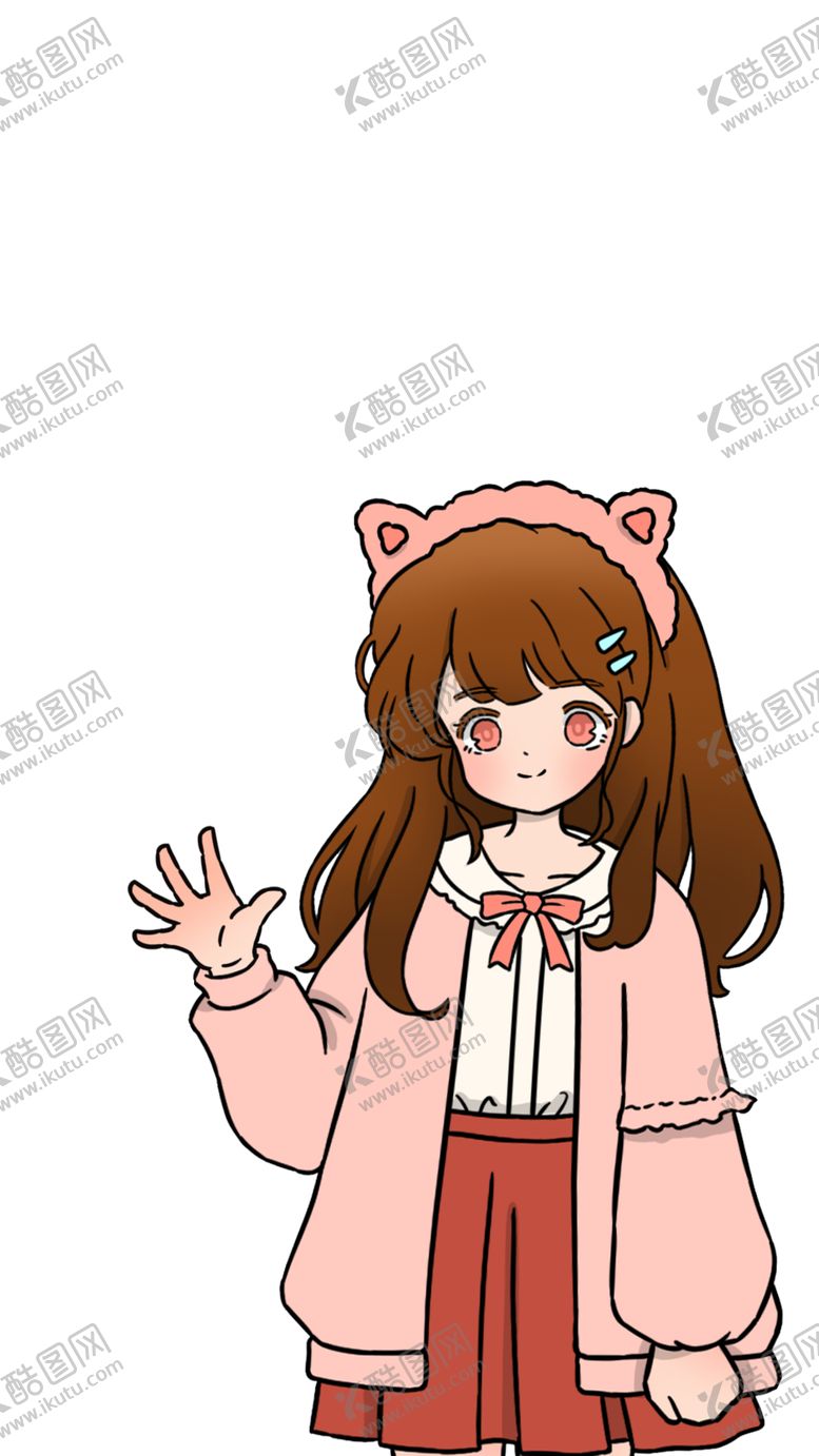 编号：16182502021820025914【酷图网】源文件下载-透明底卡通少女素材PNG