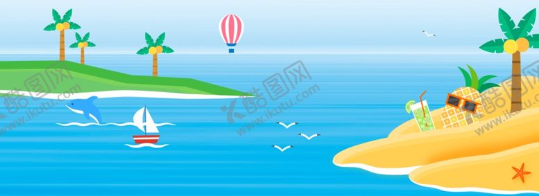 编号：51871009171436177699【酷图网】源文件下载-海岛度假夏季旅行海报
