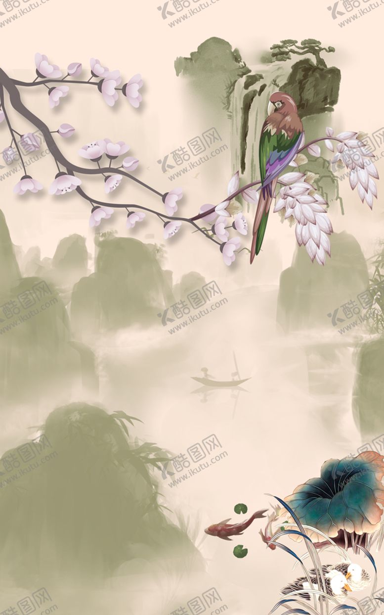 编号：02914809221614581385【酷图网】源文件下载-山水画