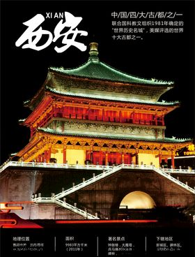 西安旅游海报