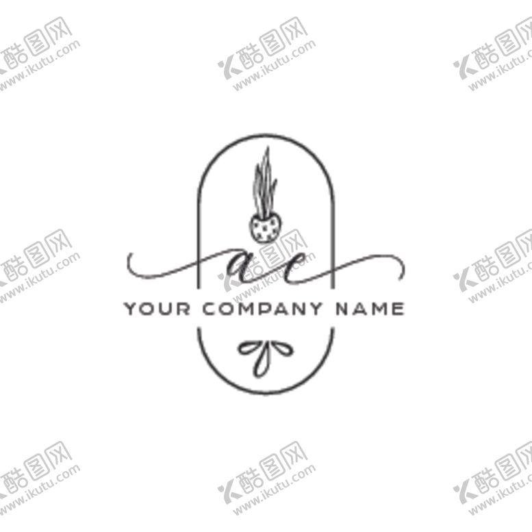 编号：42846609200423587266【酷图网】源文件下载-简易线性logo