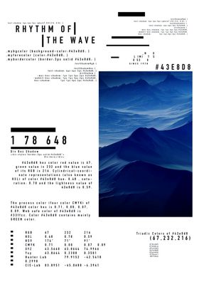蓝山咖啡海报