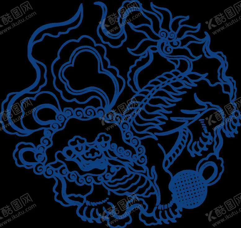 编号：35563510260926358429【酷图网】源文件下载-中国风古典青花瓷图案