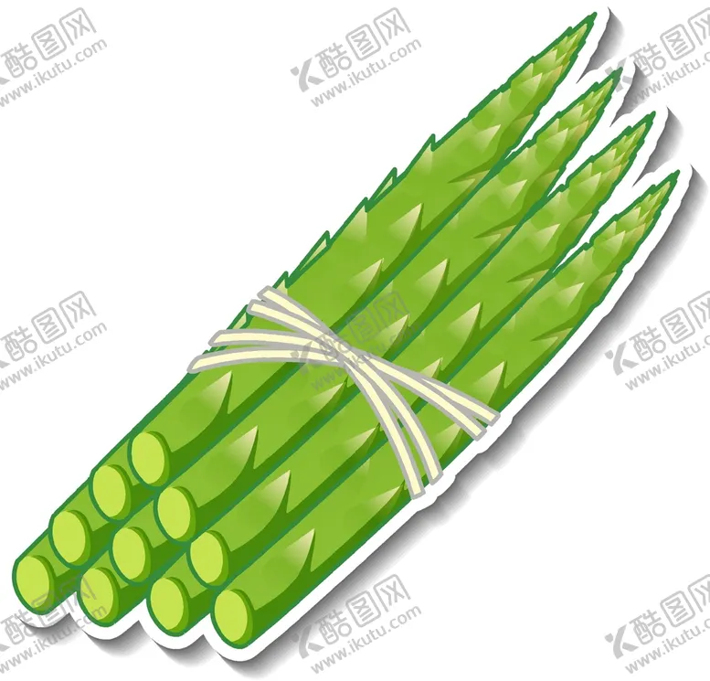 编号：22517311210548351783【酷图网】源文件下载-卡通芦笋