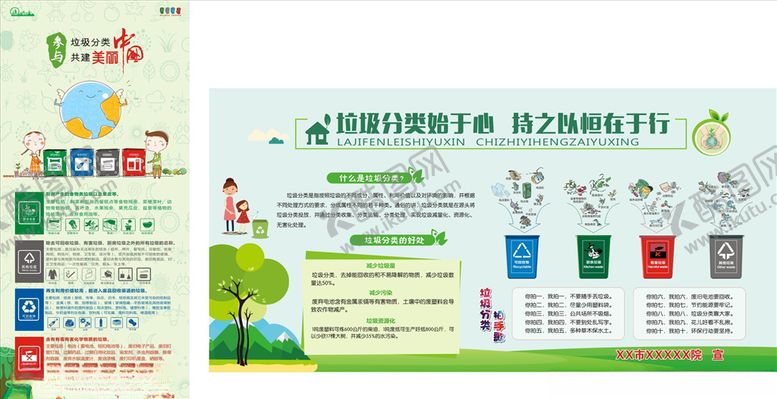 编号：69383907060847339092【酷图网】源文件下载-垃圾分类展板