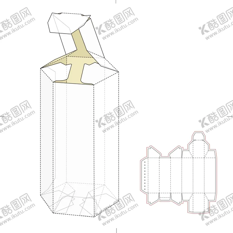 编号：80901110312330447417【酷图网】源文件下载-包装盒刀模