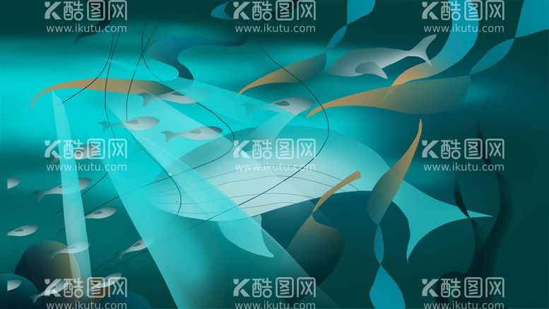 编号：13258010032314488173【酷图网】源文件下载-手绘海洋插画