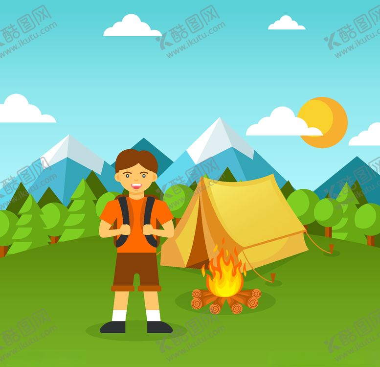 编号：85980310122259118581【酷图网】源文件下载-露营
