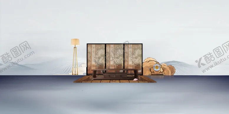 编号：68820609091642441529【酷图网】源文件下载-新中式地产