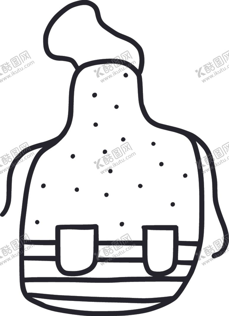编号：99452405180832051644【酷图网】源文件下载-烘焙主题简笔画