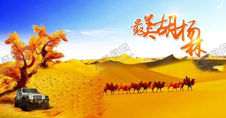 编号：42263305190415024602【酷图网】源文件下载-沙漠胡杨