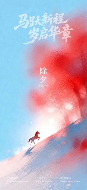 除夕春节年俗海报