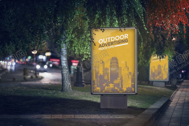 编号：38316209200900095696【酷图网】源文件下载-马路灯箱